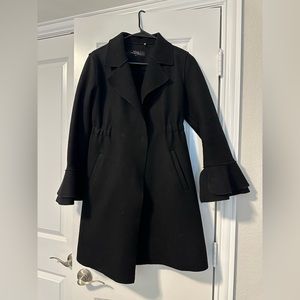 Trina Turk Size 2 Black Coat